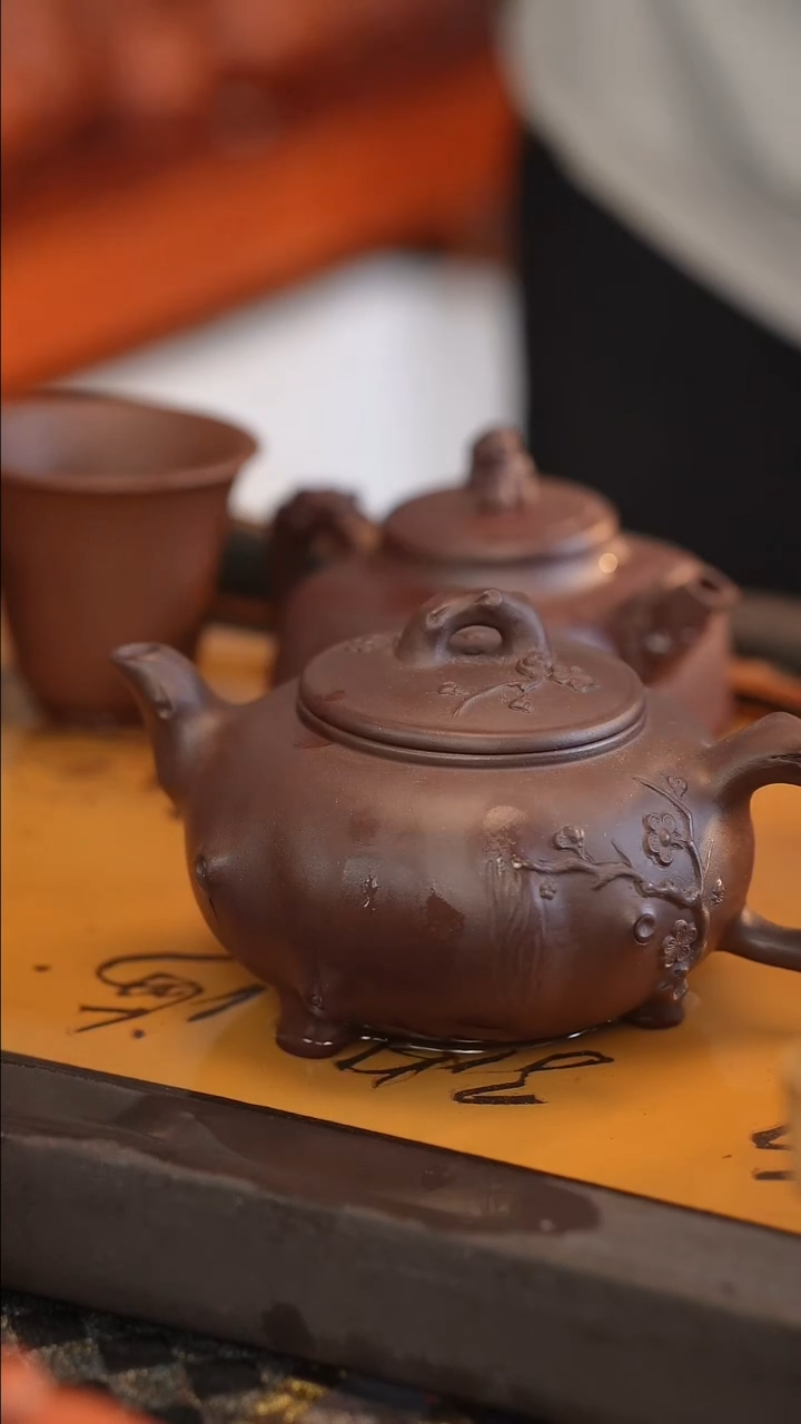 茶壶紫砂原矿手工制作