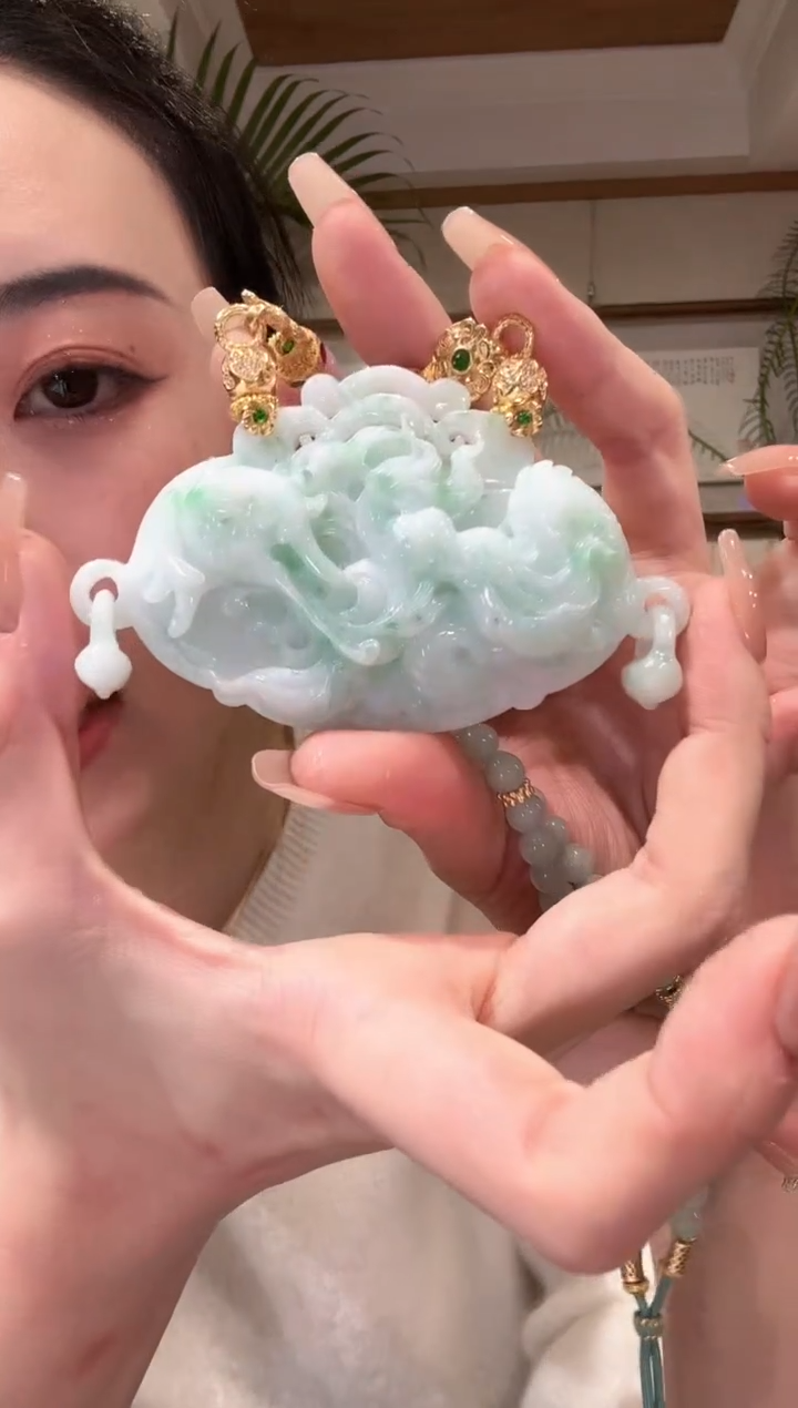 【闪购商品】翡翠颈饰未镶嵌国风