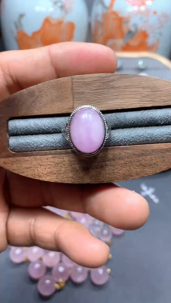 【闪购商品】锂辉石戒指未镶嵌W17（随机性发货只发一单）