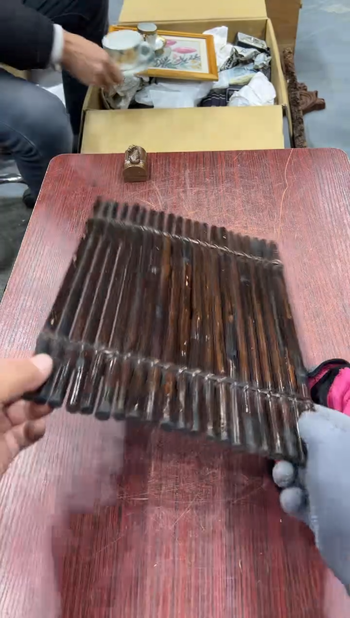 竹笑*风小四孤品收藏茶道摆件