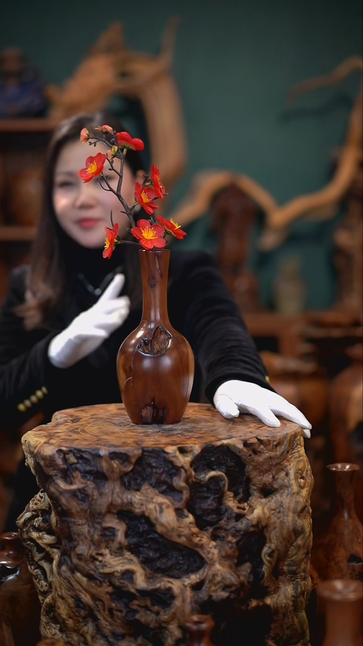 【闪购商品】枣木雷击枣木玉壶春