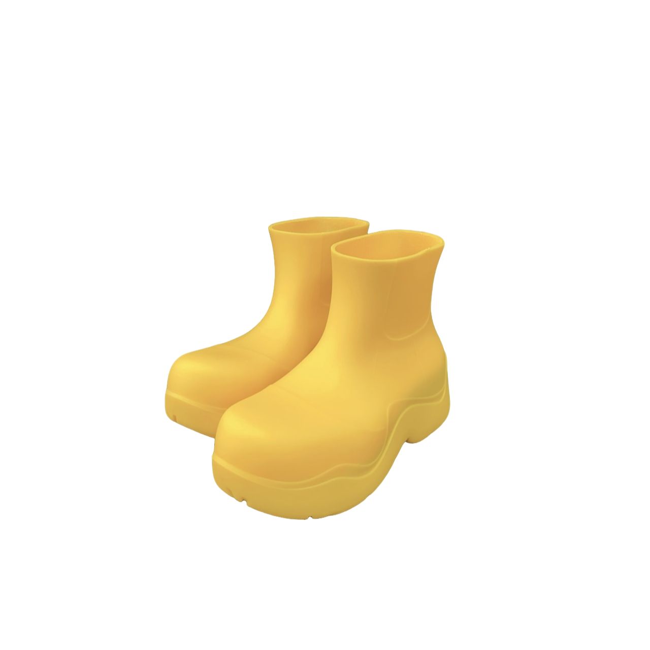 未使用 BOTTEGA VENETA/葆蝶家 黄色短靴 全新37码原盒配件