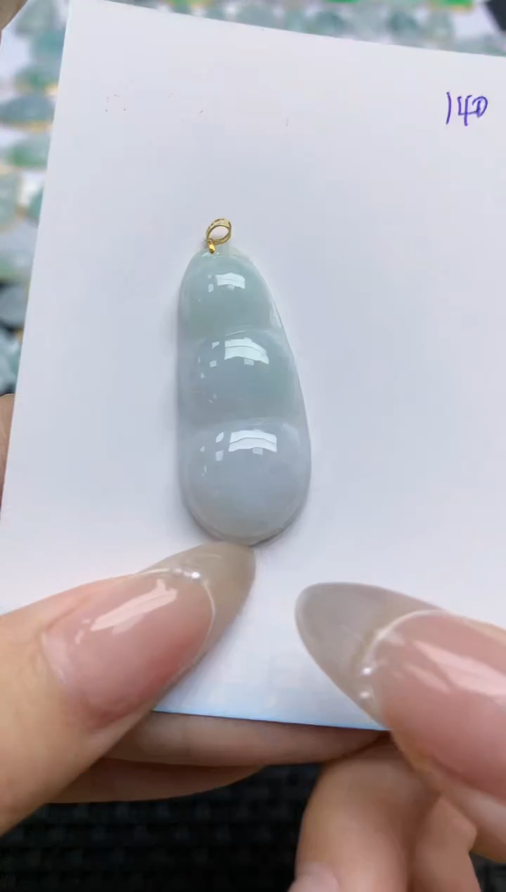 【闪购商品】翡翠颈饰18K金镶嵌天然翡翠A货