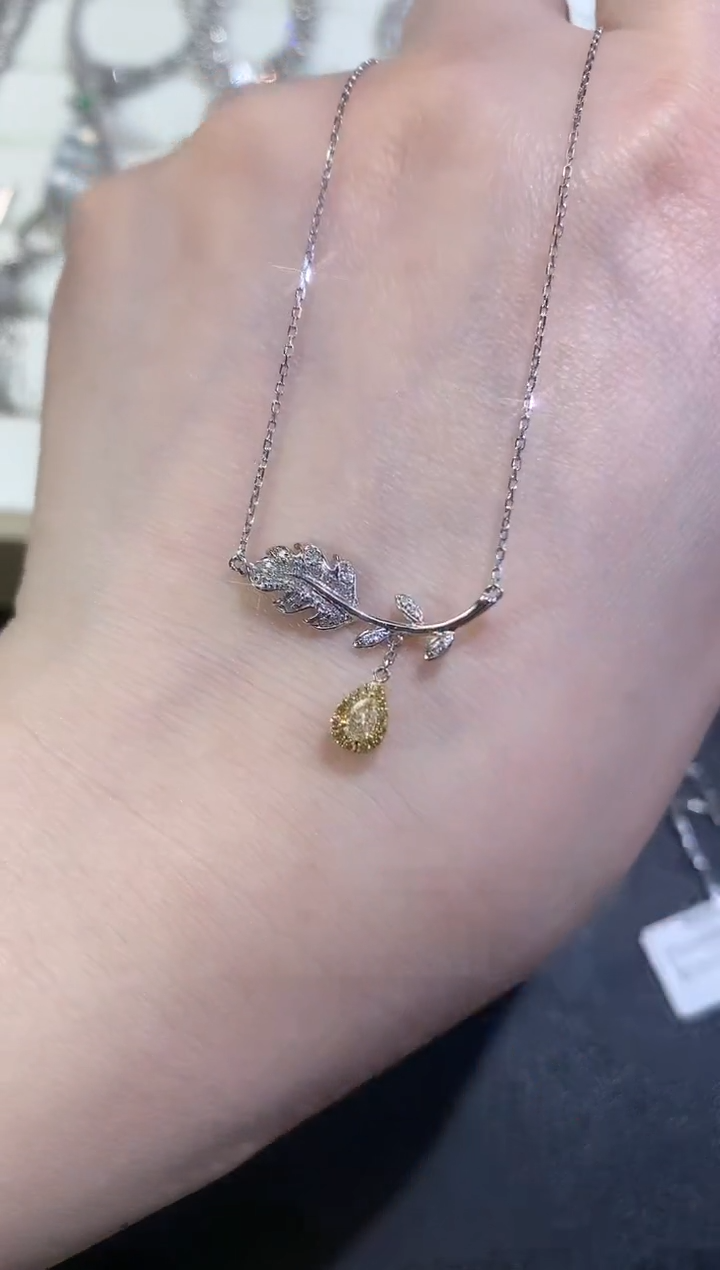 【闪购商品】钻石套链18K金镶嵌Z174|2580