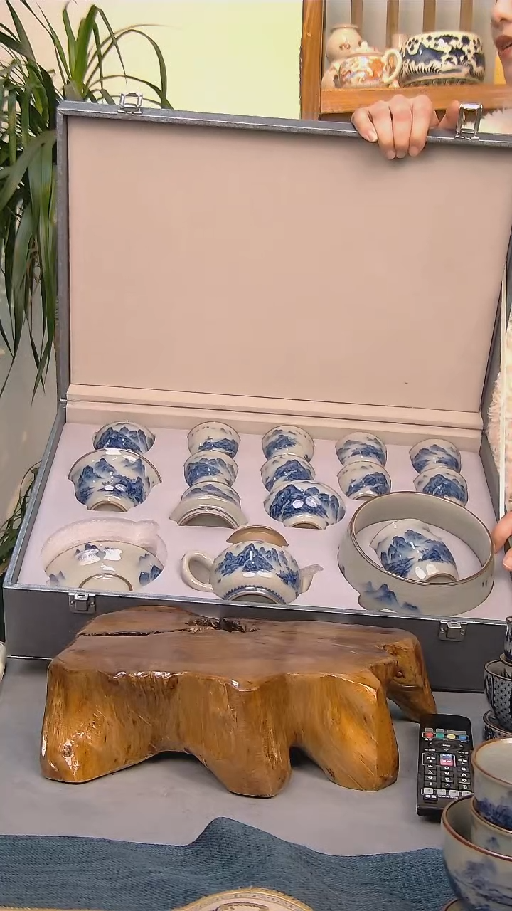 【闪购商品】 简装家用款14件套 陶瓷家用茶具系列