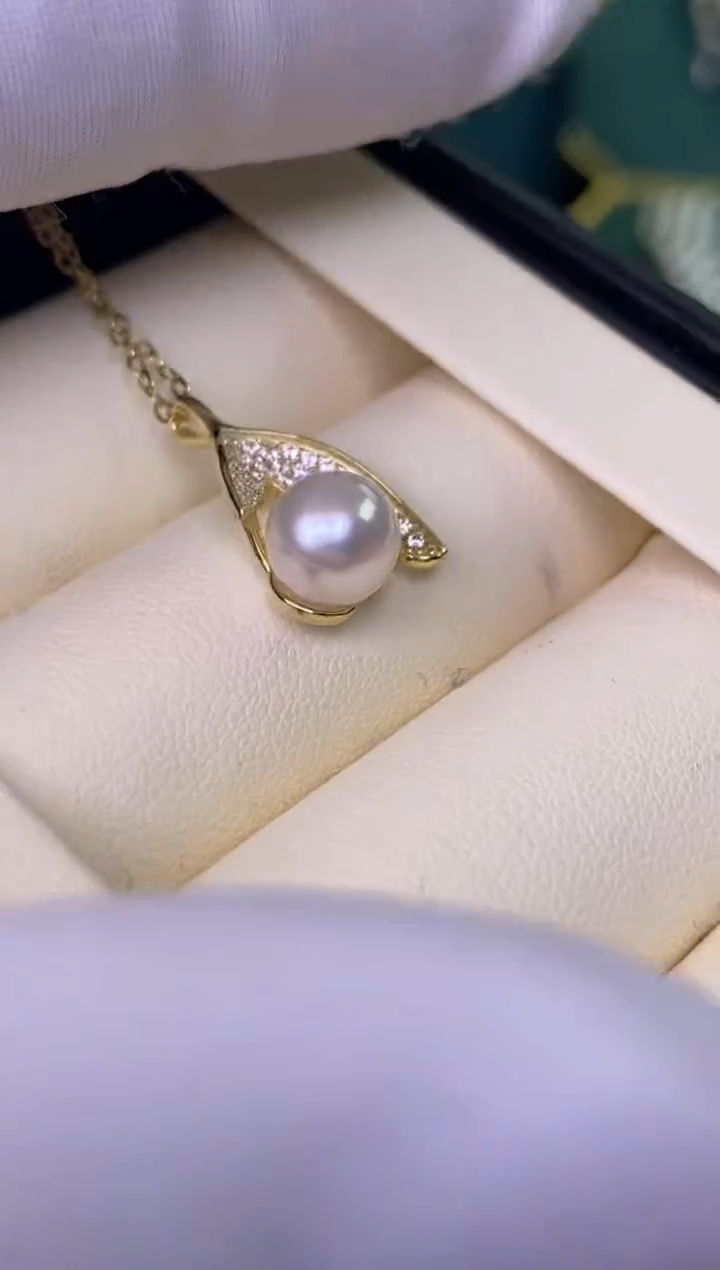 【闪购商品】海水珍珠颈饰银S925镶嵌1