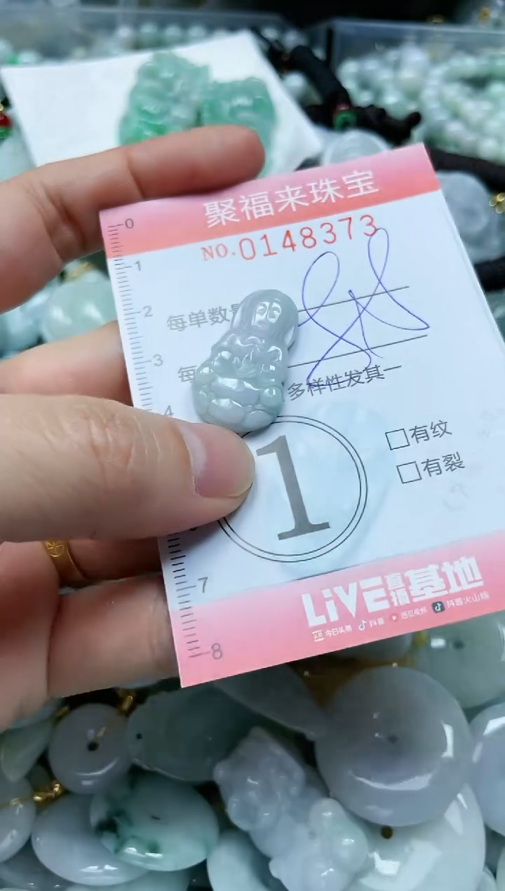 翡翠未镶嵌颈饰闪购0148373