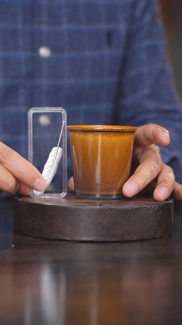 【闪购商品】杯2柴房陶瓷柴烧可乐杯