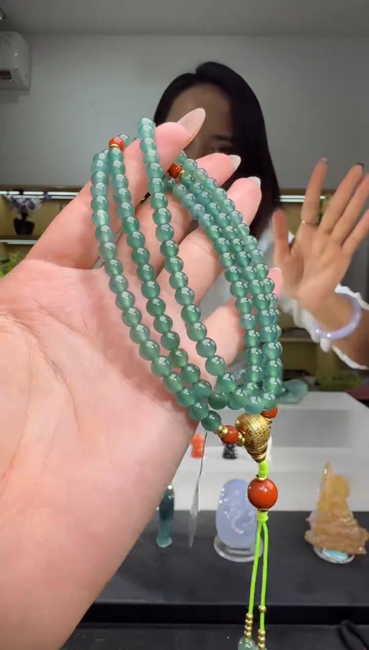 项链未镶嵌翡翠长串（多样性发其一）