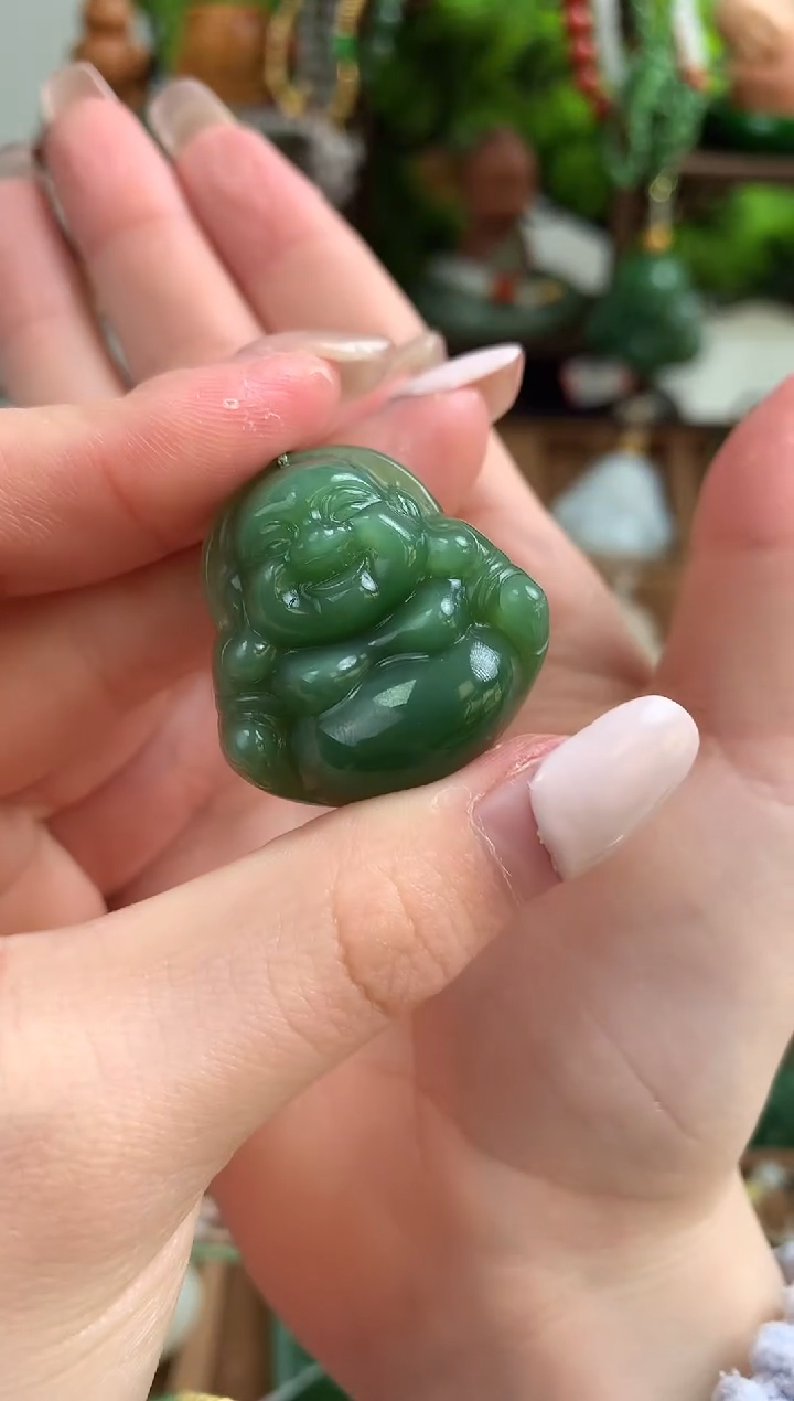 【闪购商品】和田玉颈饰未镶嵌吊坠30mm