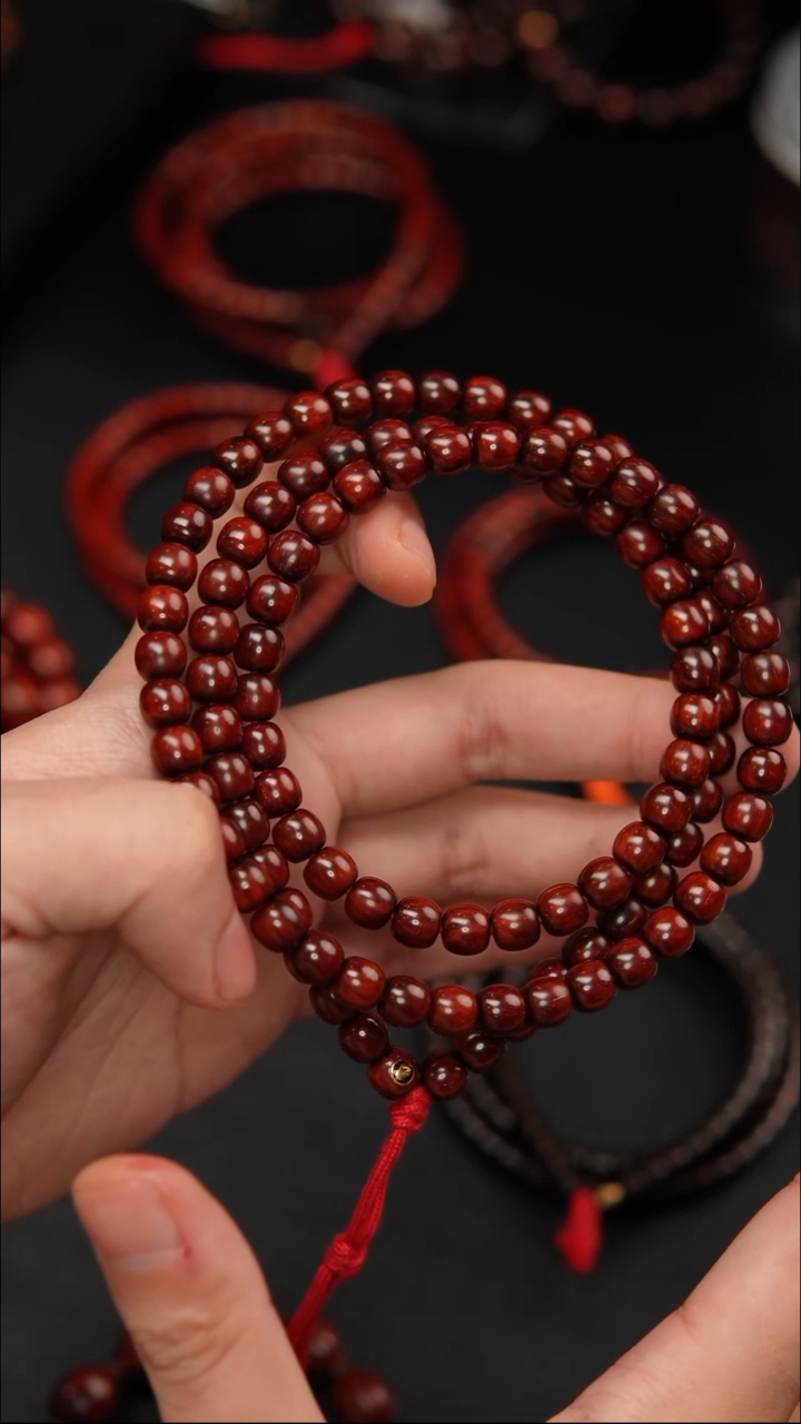 檀香紫檀（小叶紫檀）无事牌多圈