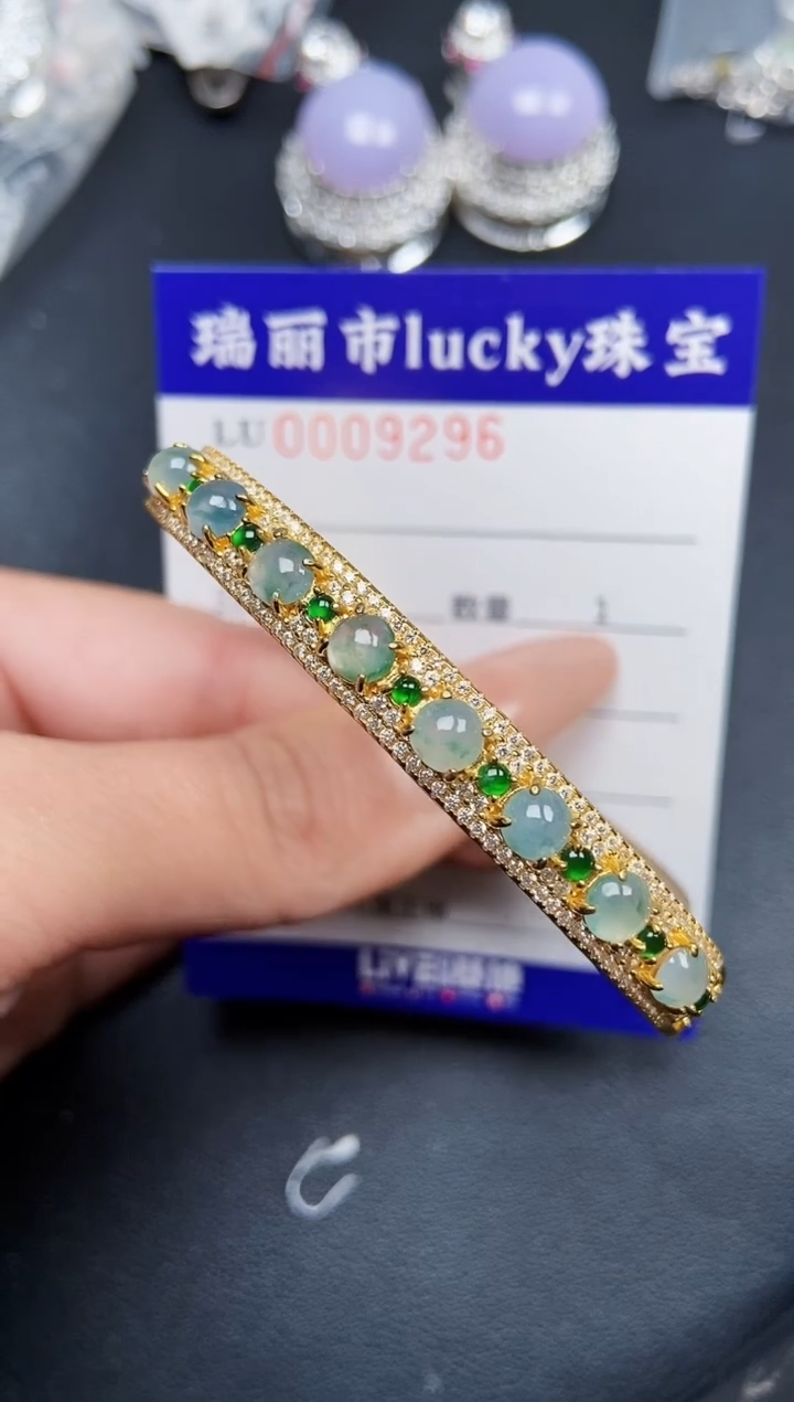 【闪购商品】翡翠颈饰银S925镶嵌9296