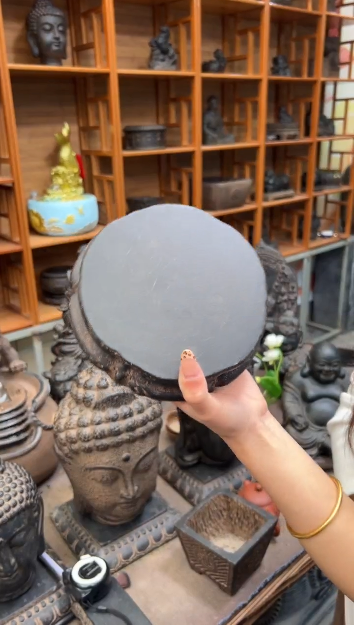 陶土【火山泥】金箍坛底座