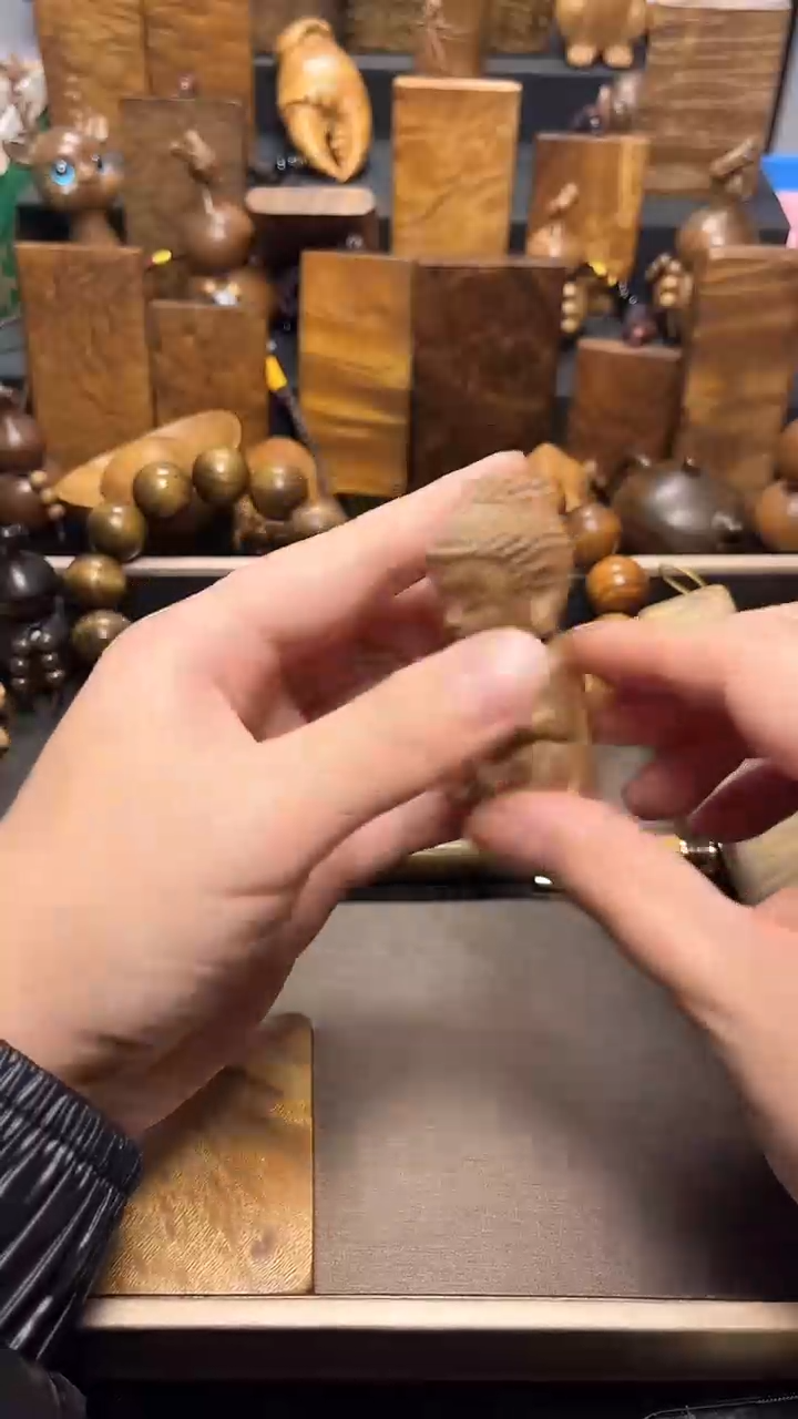 【闪购商品】楠木（金丝楠）把件宝宝佛18