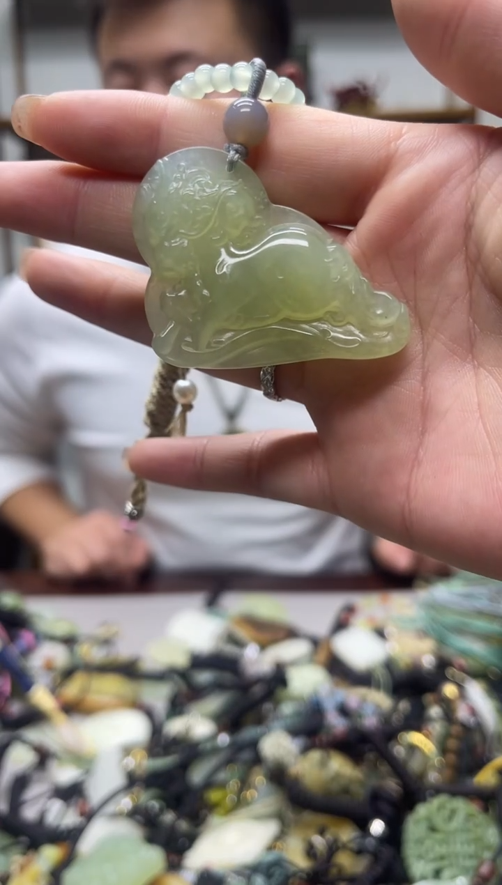 未镶嵌岫玉吊坠·多样性发货*拍一发一