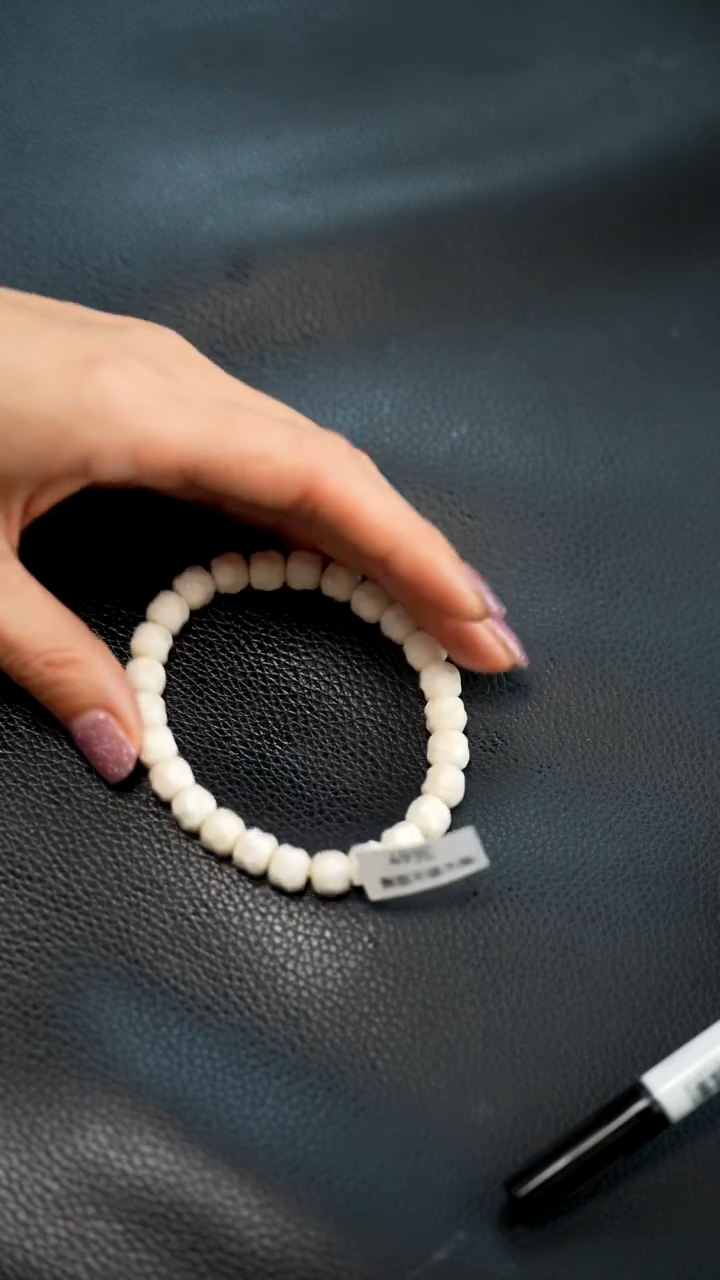 手串/手链橄榄核白玉菩提奶酪9mm