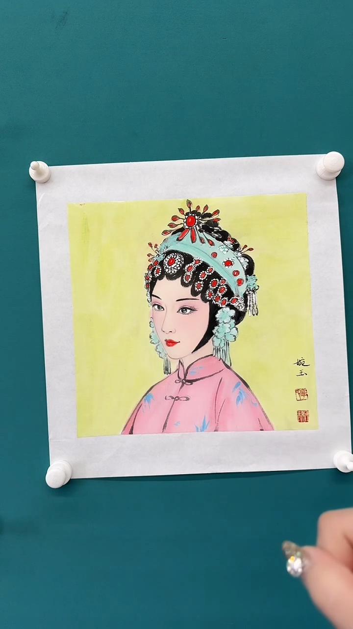 【闪购商品】绘画宁婉玉手绘国画