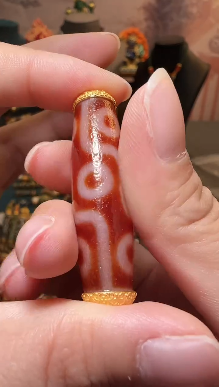 【闪购商品】玛瑙吊坠18K金镶嵌吊坠