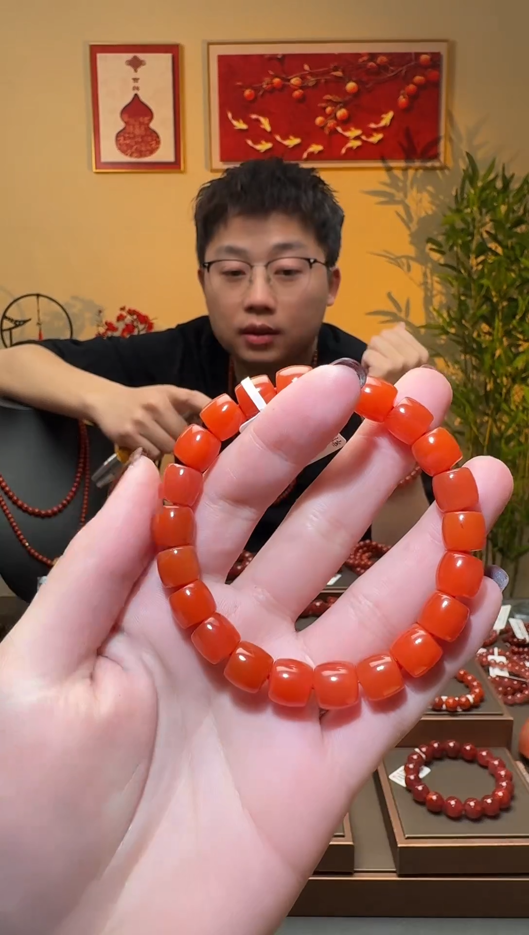 【闪购商品】南红玛瑙手串未镶嵌一条约9mm 多样性发货