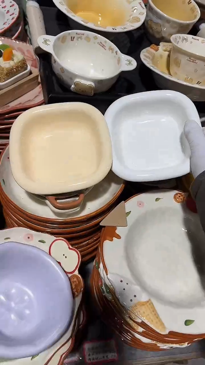 陶瓷2个方碗微瑕 凑满20元包邮