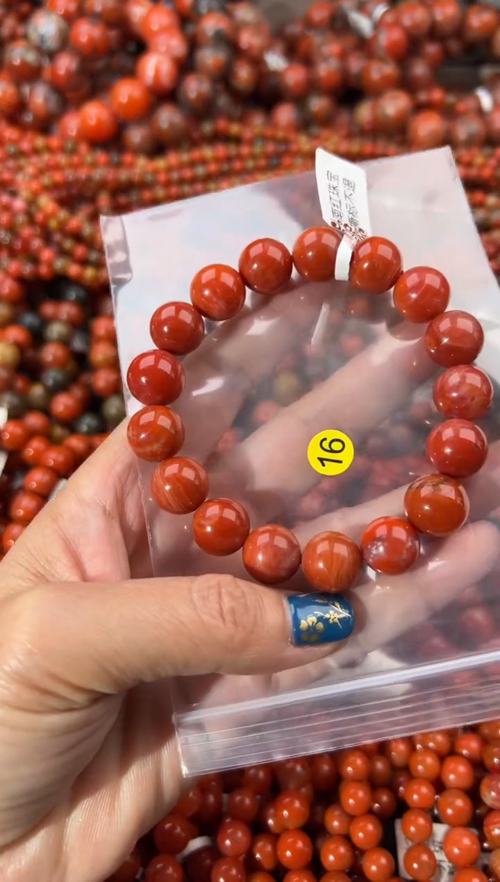 未镶嵌手串南红玛瑙12+