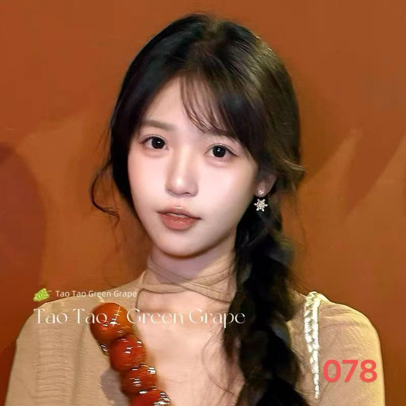 合金仿珍珠耳饰 「冬日初雪」078