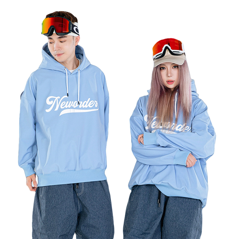 PUREST HEAD 帽衫款软壳滑雪服男女款套头单双板防水抓绒保暖