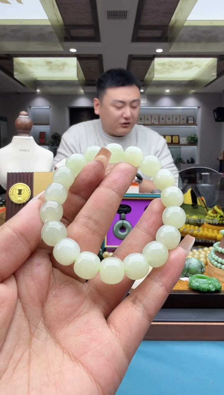 未镶嵌手串和田玉hsl12