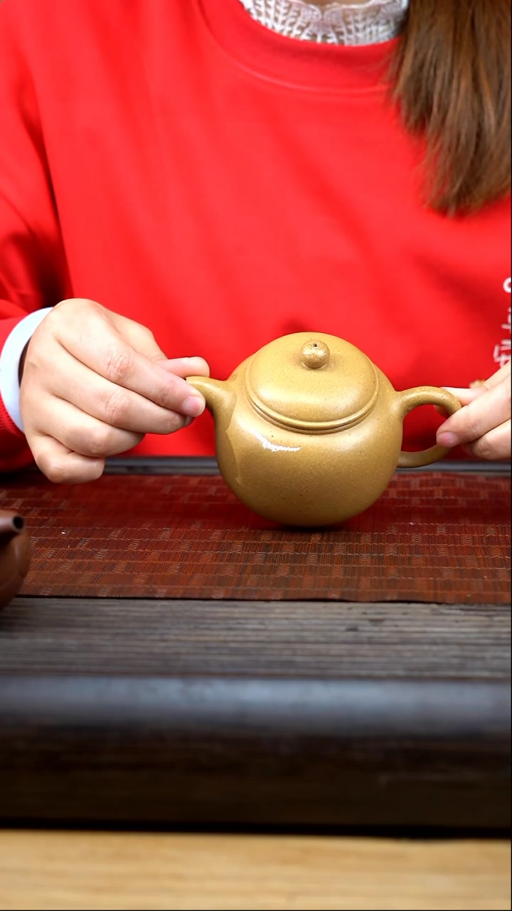 【闪购商品】紫砂茶壶sy 黄金段 匏尊 微瑕不退不换’