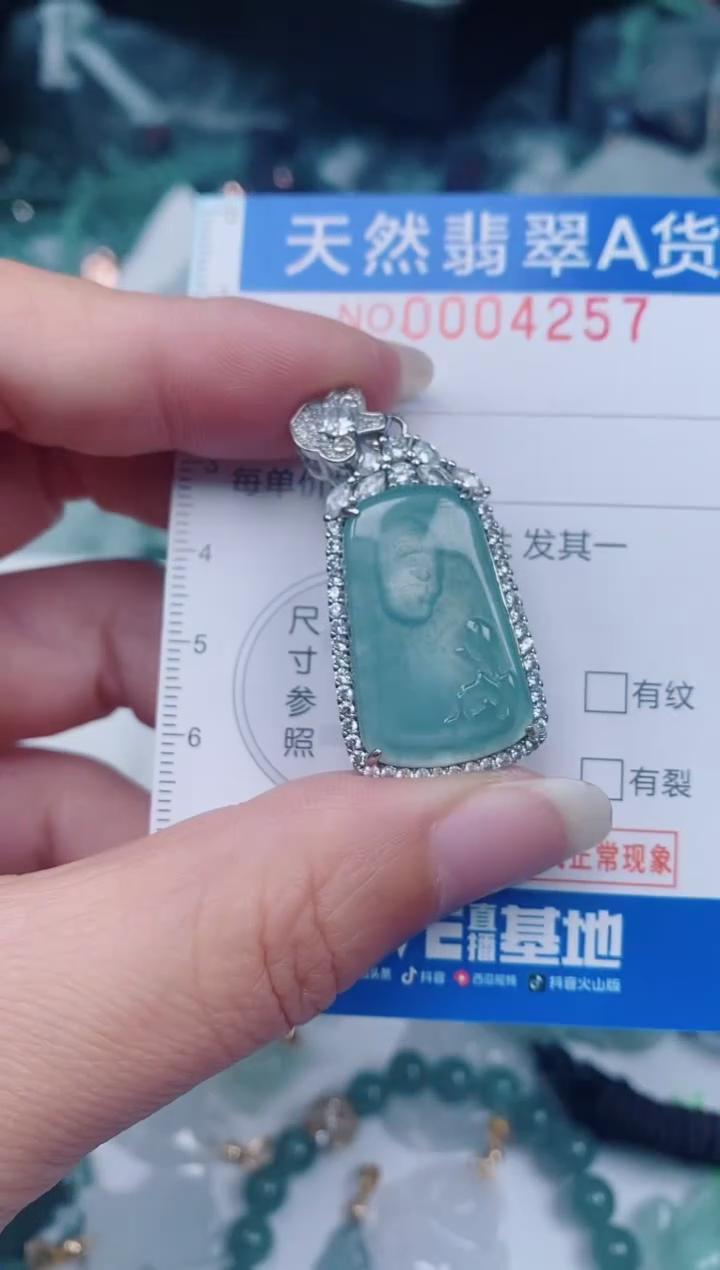 颈饰未镶嵌翡翠00004257