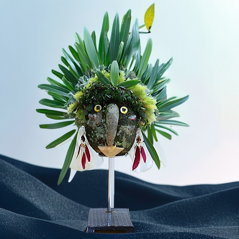 创意绿植印第安人