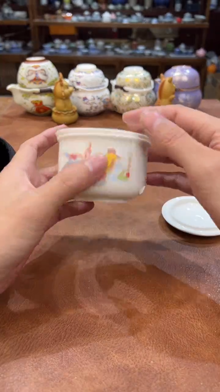 真的很便宜会开片的旅行茶具