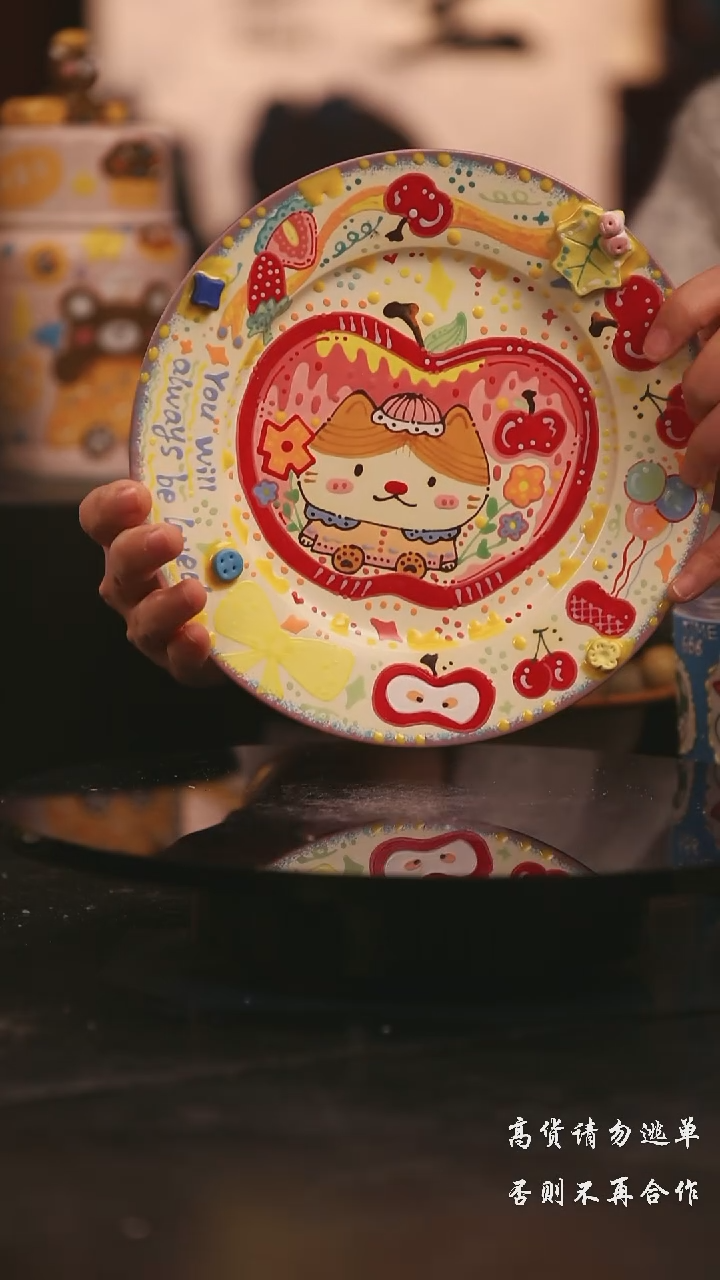 陶瓷景德镇可爱设计师款陶瓷 