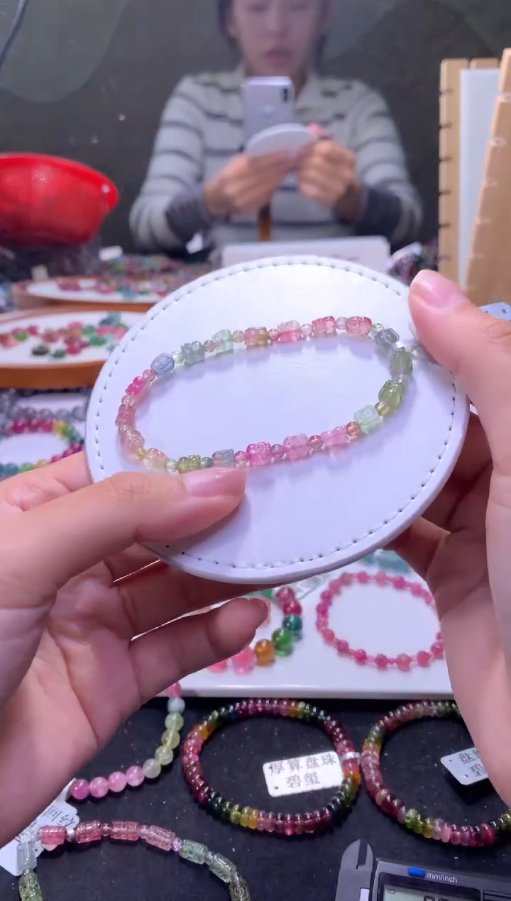 未镶嵌手串碧玺A169【天然碧玺】