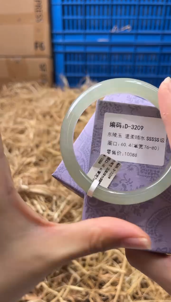 未镶嵌手镯石英质玉D-3209