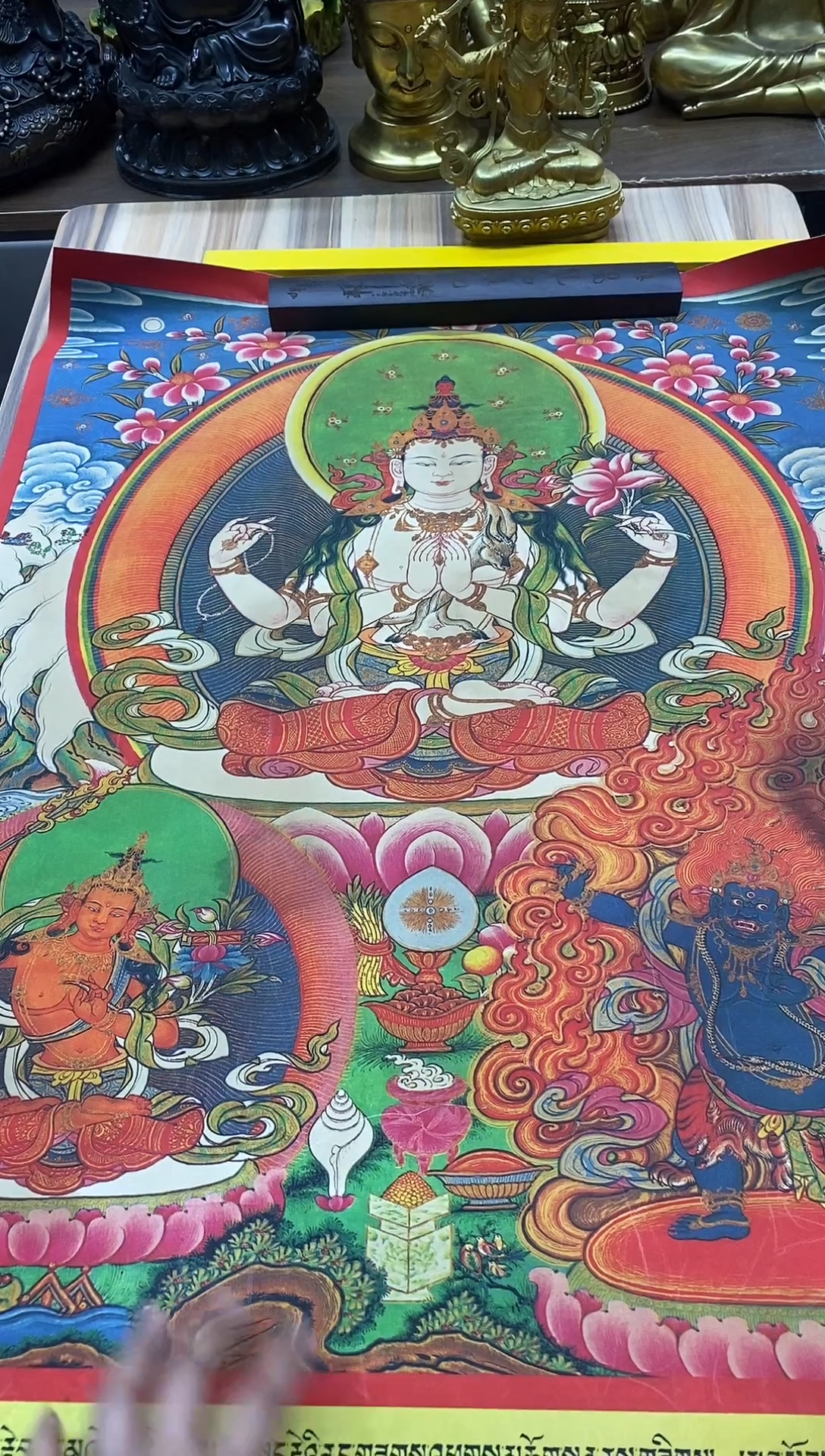 卷轴画精品挂饰 唐卡tk16045