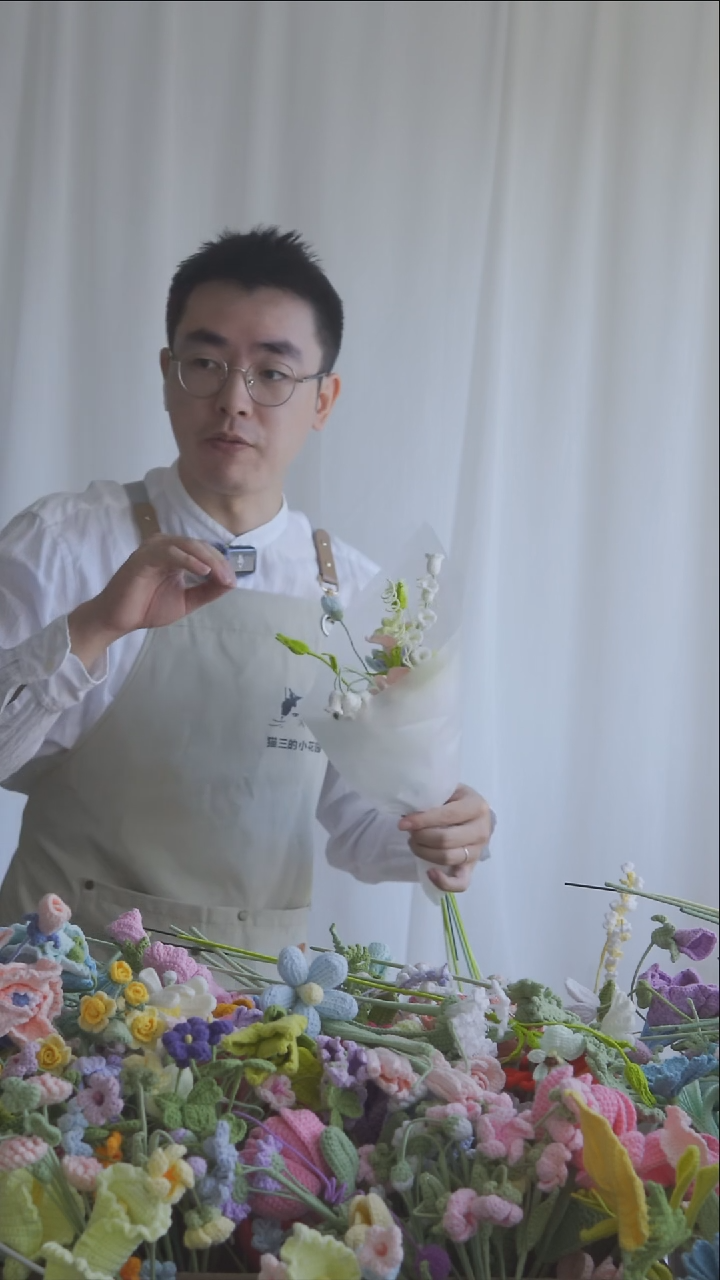【5】猫三的小花园 钩织花艺