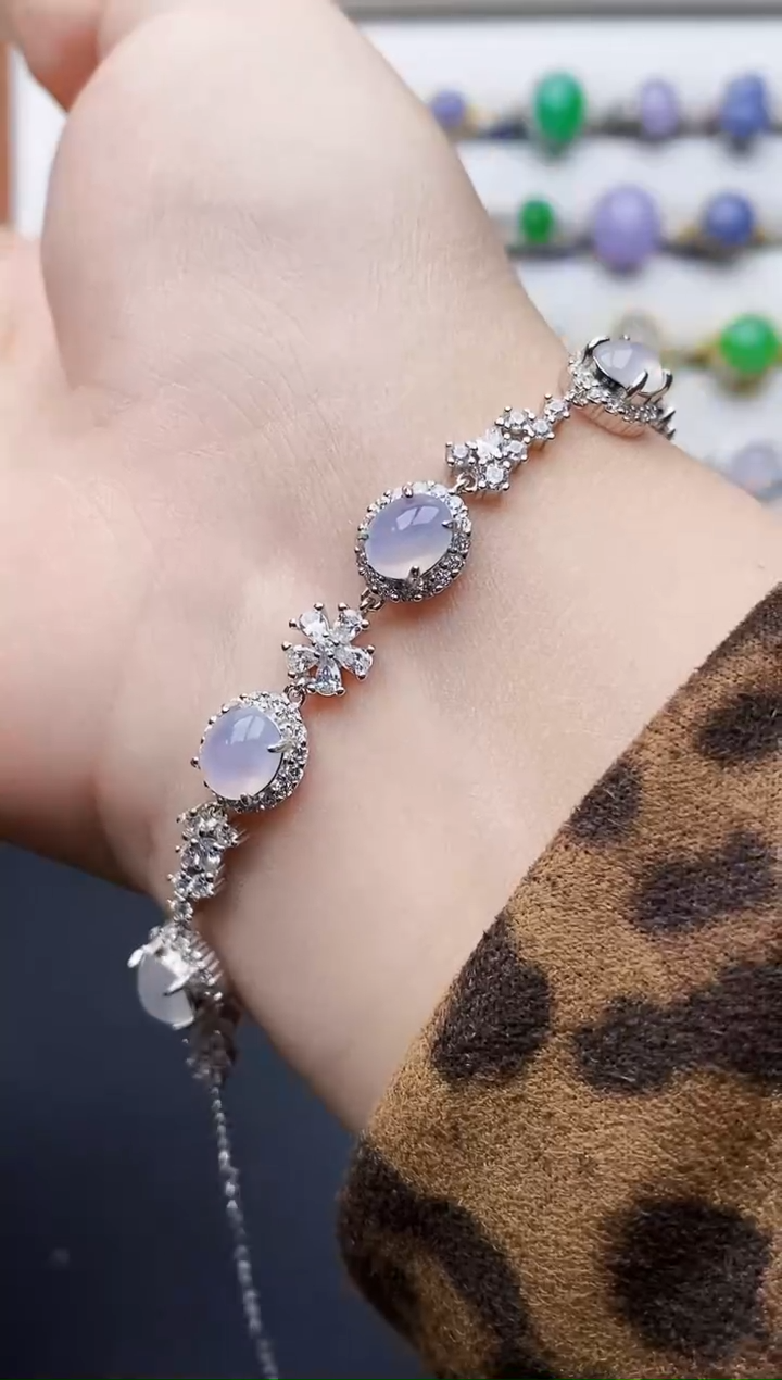 银S925镶嵌戒指翡翠0109