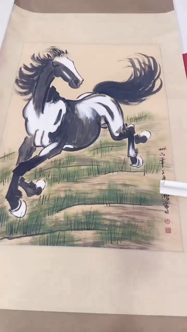 书法12-3-20徐老师国画作品轴