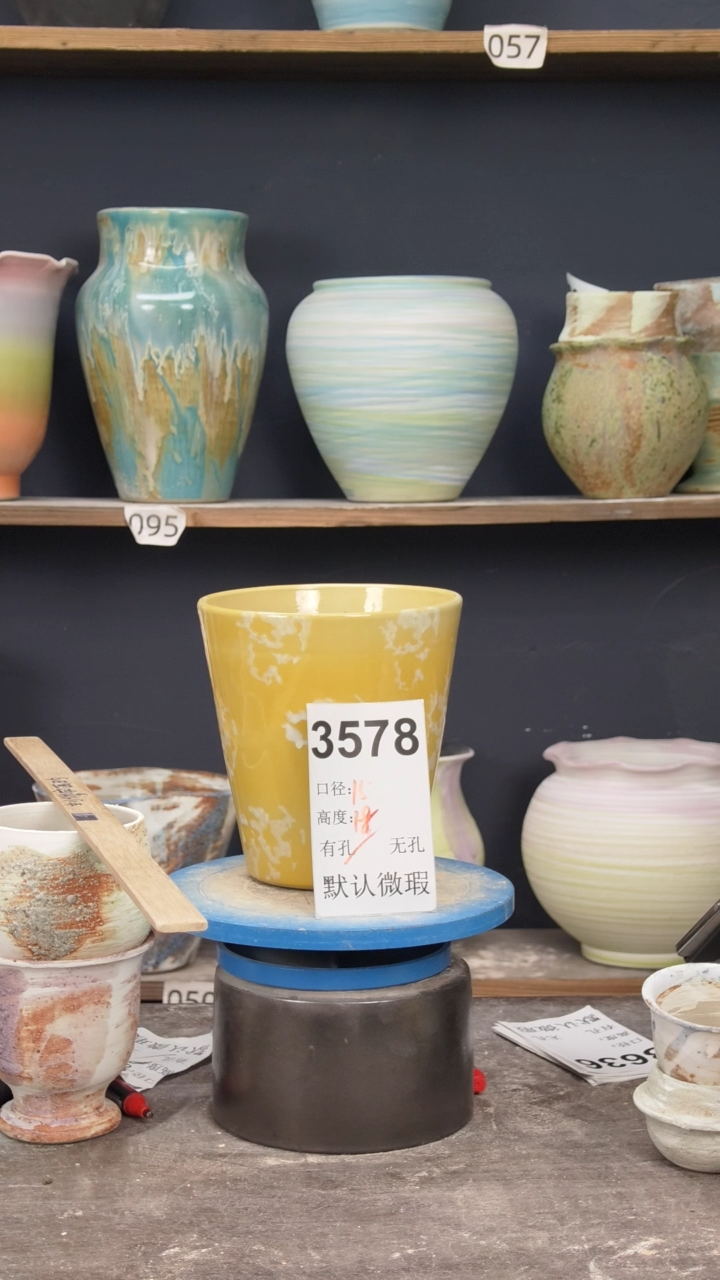 景德镇陶园花盆3578