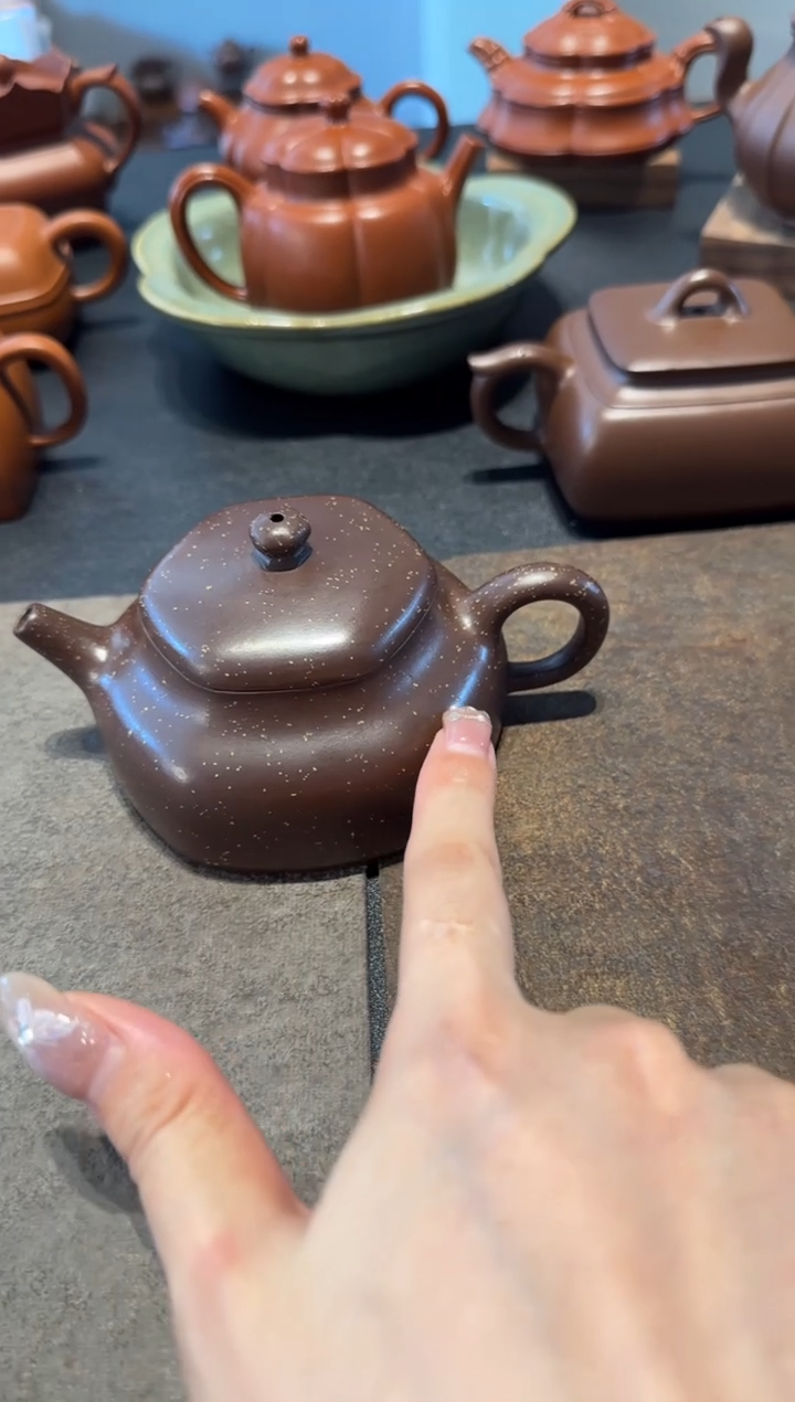 茶壶紫砂光*六方静乐