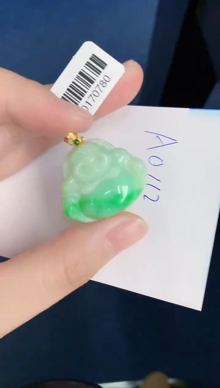 【闪购商品】翡翠颈饰18K金镶嵌000000000