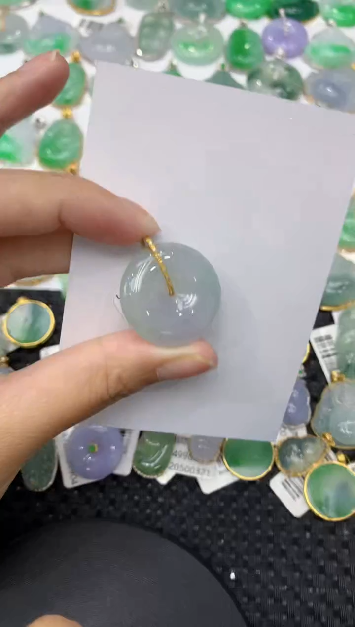 【闪购商品】翡翠颈饰18K金镶嵌111111111111