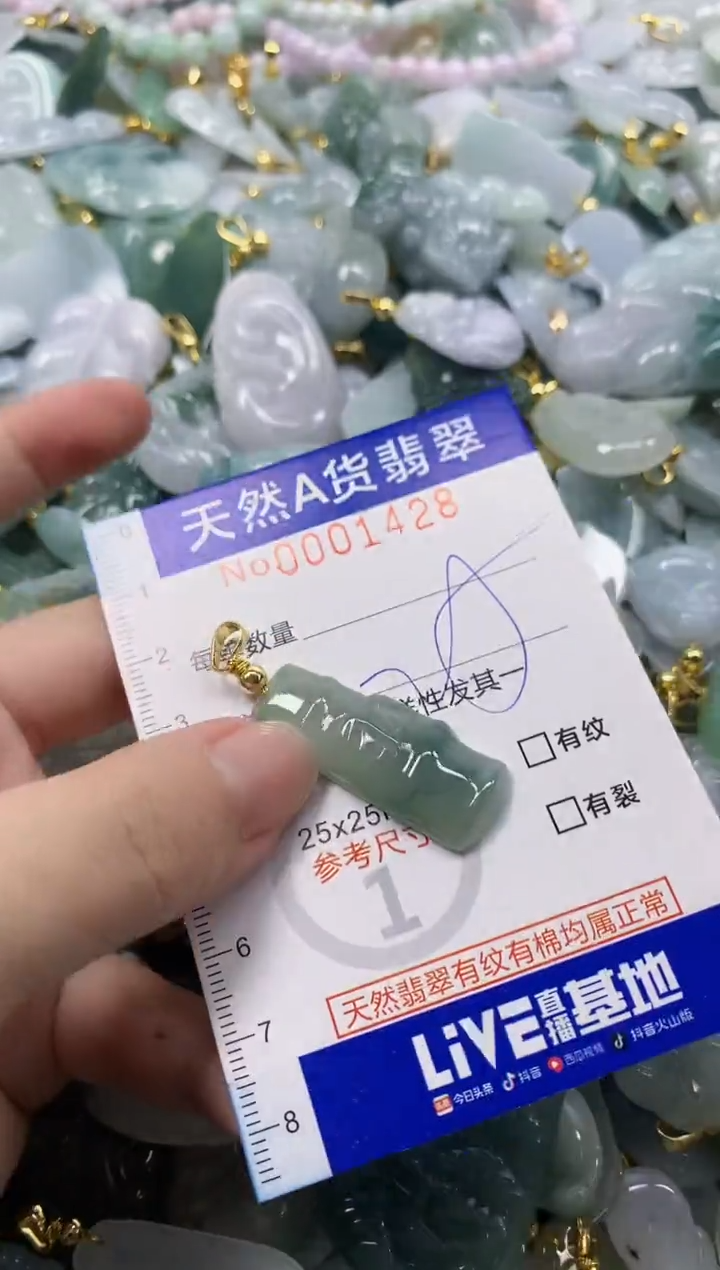 颈饰未镶嵌翡翠天然A货翡翠