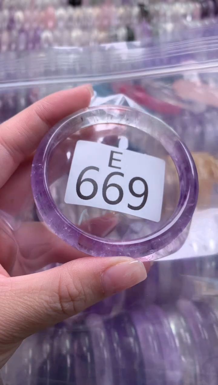 水晶手镯未镶嵌水晶669-54