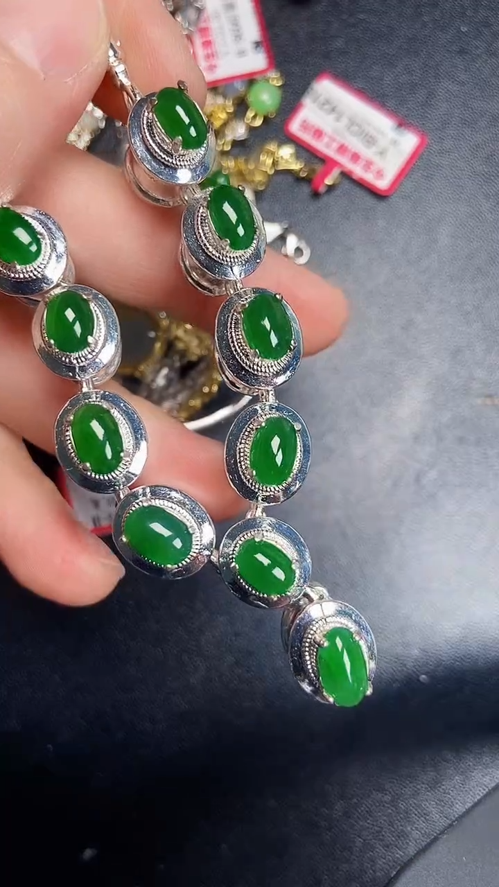 未镶嵌戒指翡翠科**饰2730铜托
