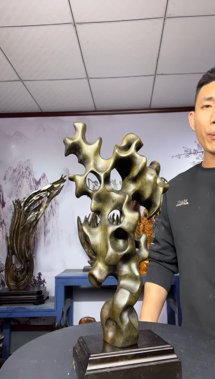 金丝楠木雕款用****5金丝楠木工艺品摆件