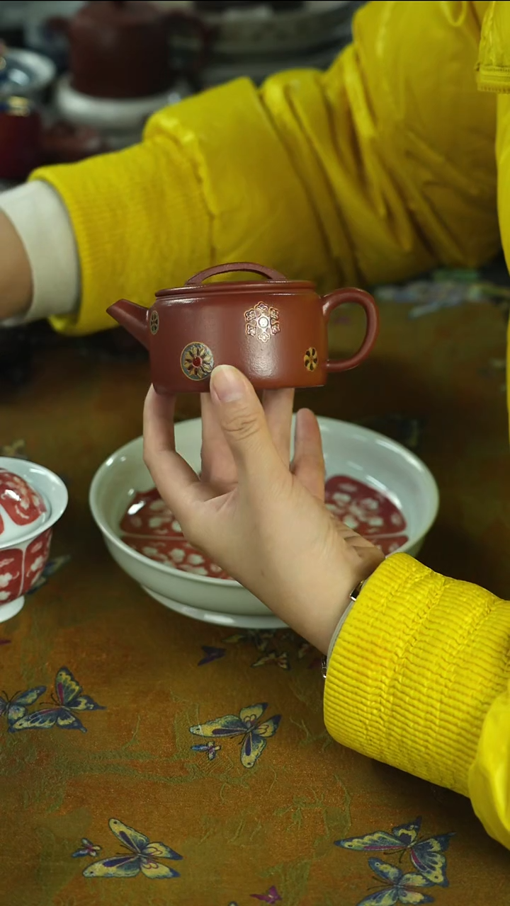 炸茶具 天冷了 围炉煮茶中~~