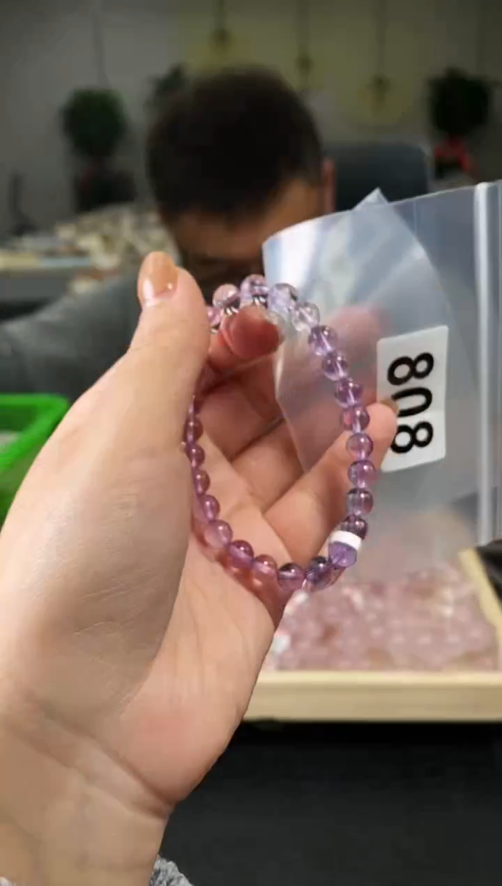 未镶嵌手串水晶手串808
