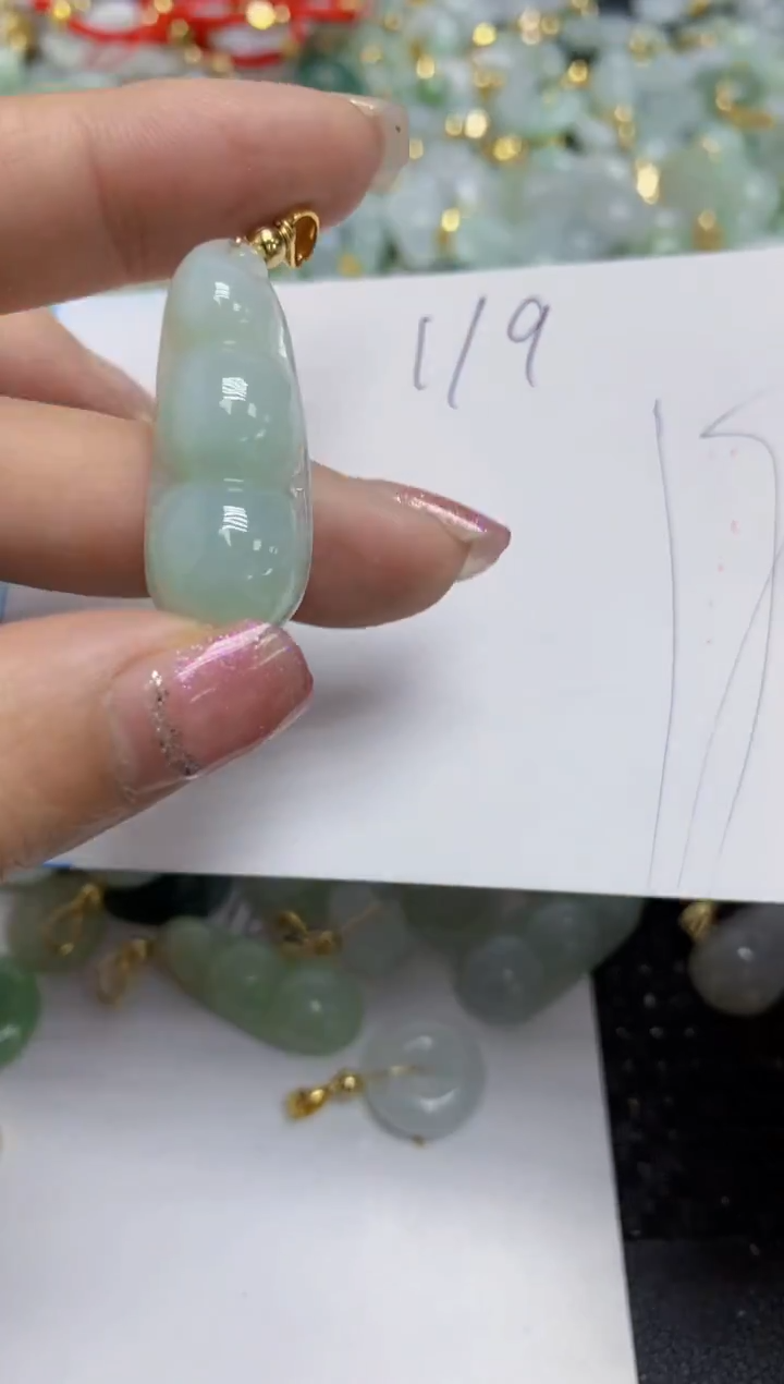 【闪购商品】翡翠颈饰合金天然翡翠A货
